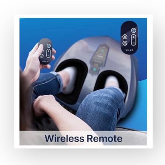 Miko ㋛ Foot Massage Machine ㋛ Remote Heat Knead Compression Shiatsu ㋛ Neuropathy - Picture 16 of 17